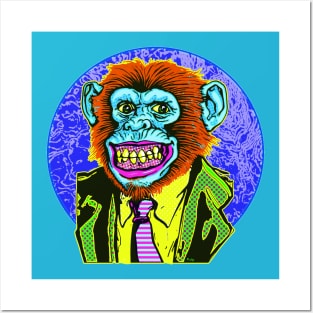 Psychedelic Chimp Posters and Art